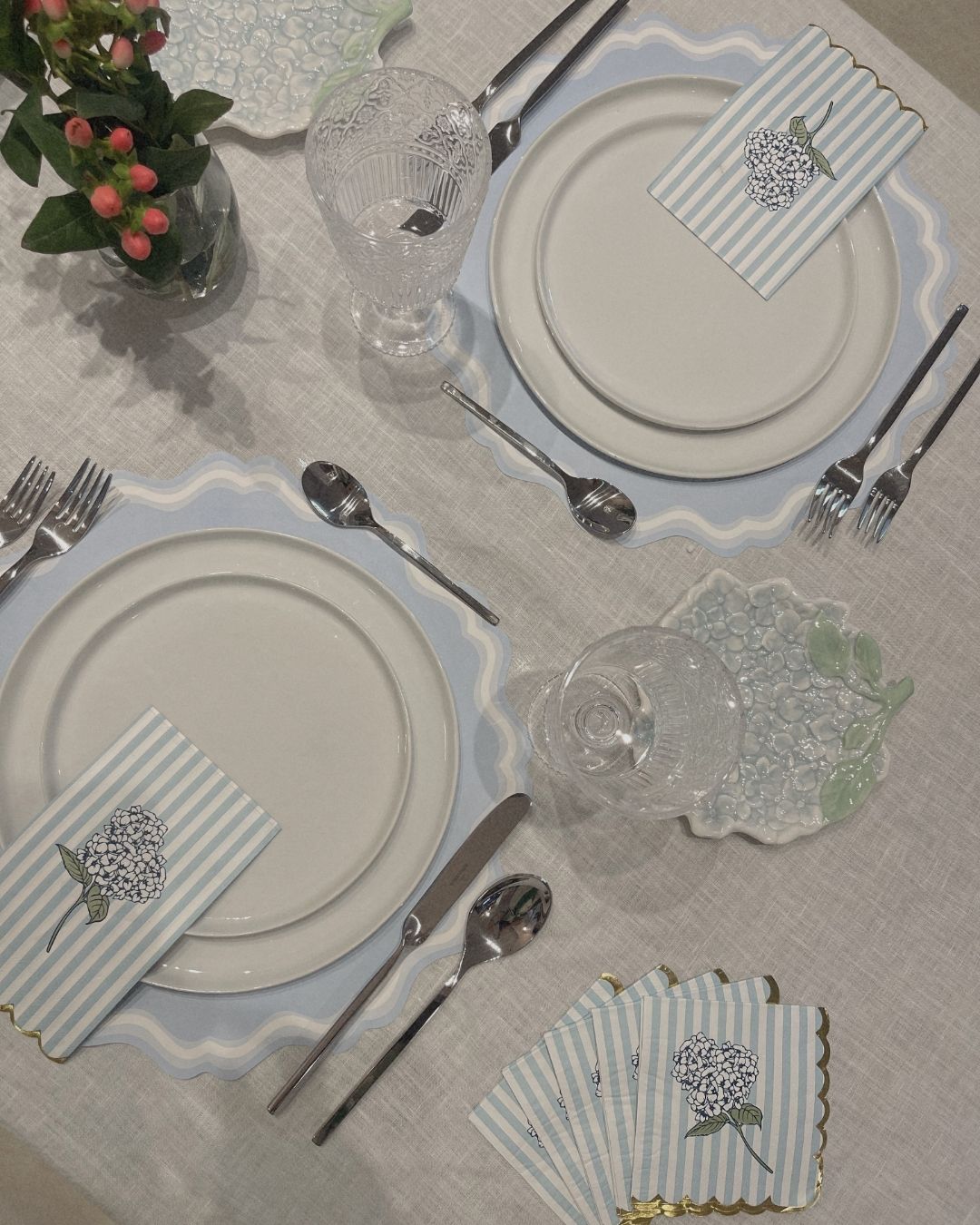 How to Combine Timeless Classy Pieces with Seasonal or Disposable Tablescape Details