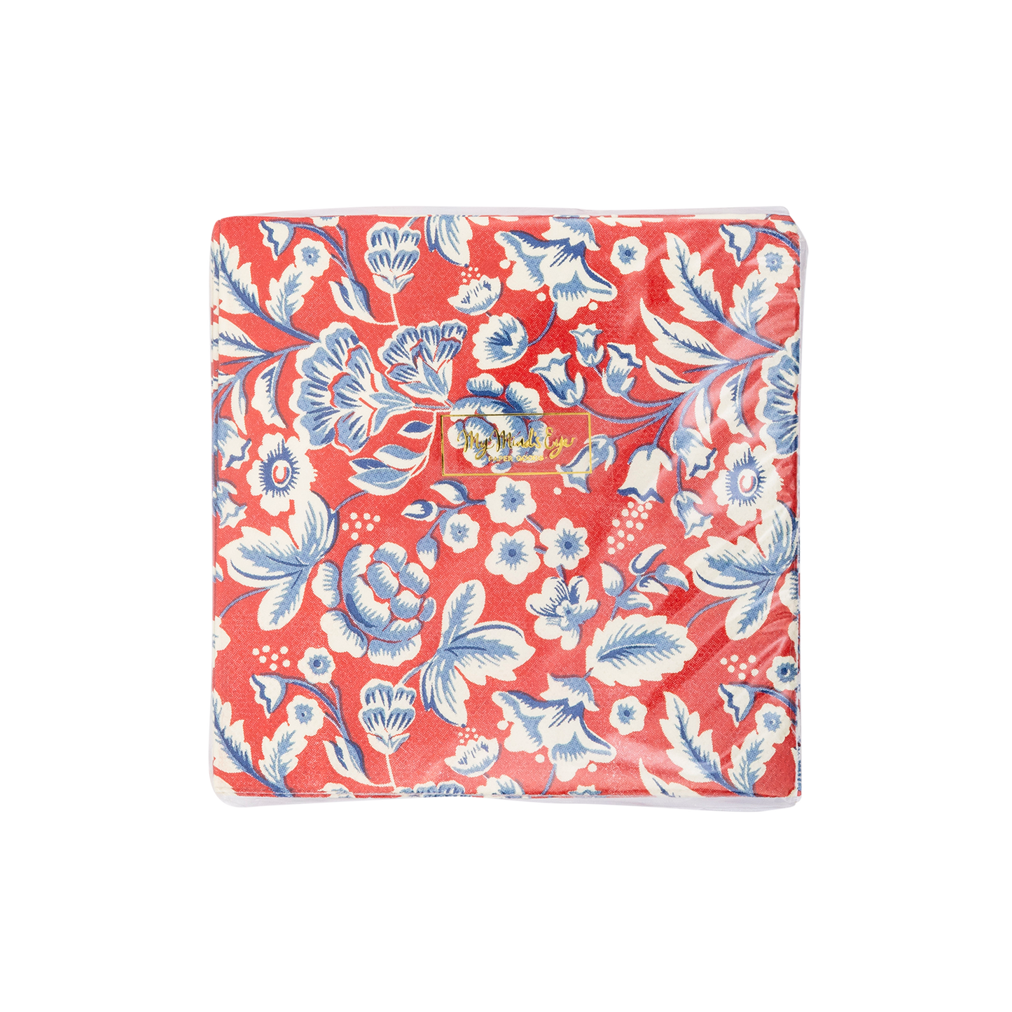 Americana Floral Paper Cocktail Napkin - 24pk