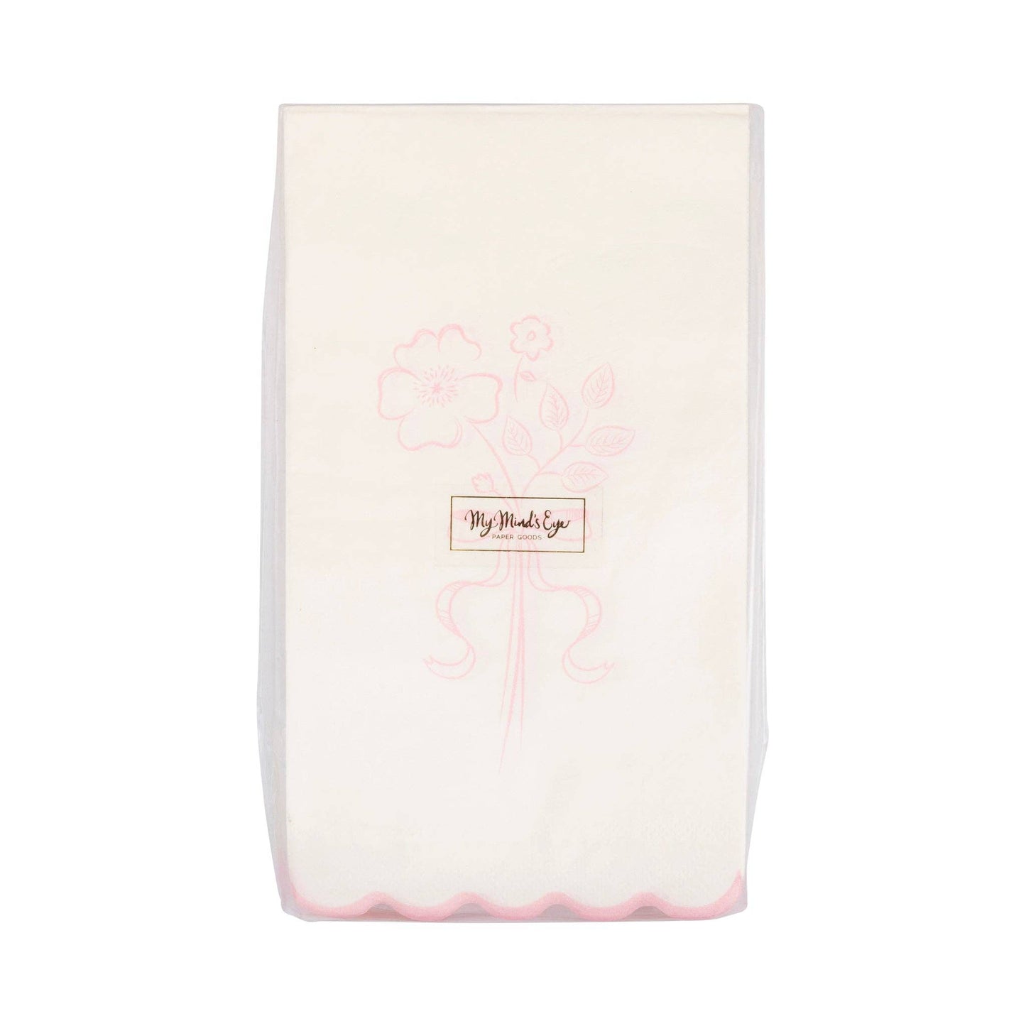 Rose Paper Dinner Guest Napkin - 24pk