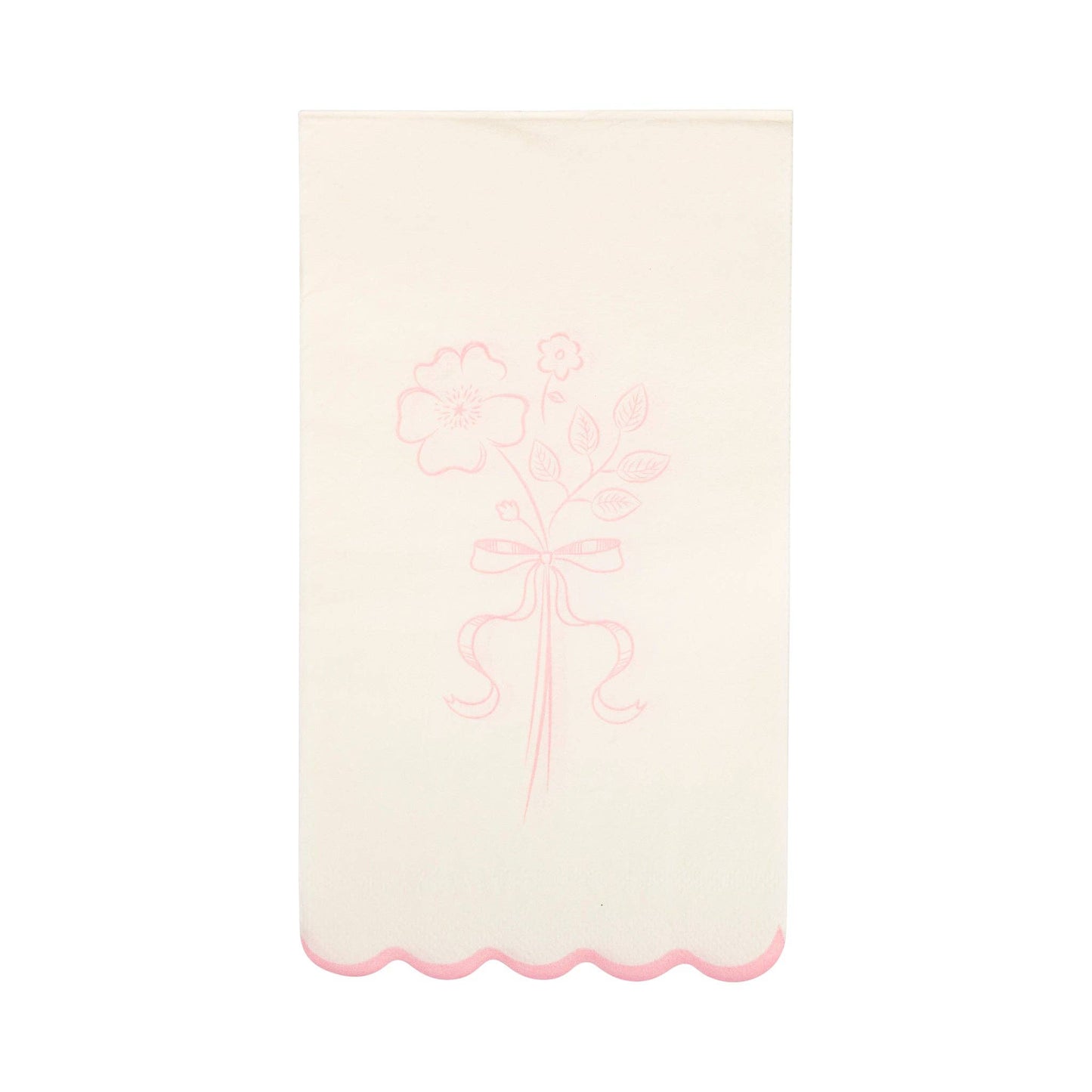 Rose Paper Dinner Guest Napkin - 24pk