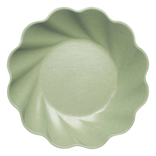 Sage Eco-Friendly Disposable Compostable Salad Plate - 8 Pack
