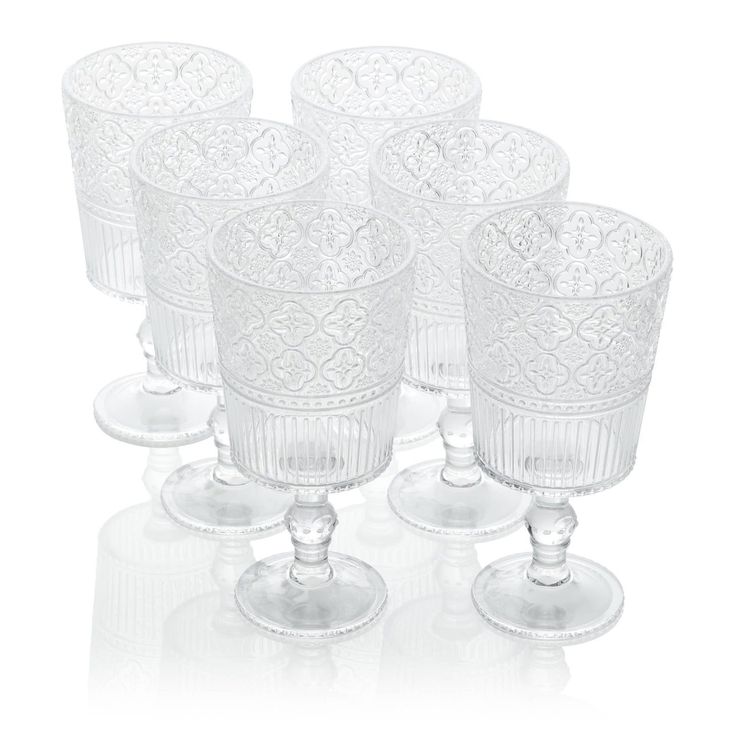 Victoria Clear Acrylic All Purpose Goblet - Cocktail or Wine Glass - 14 oz.